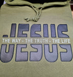The Way The Truth The Life - Jesus - Hoodie - Black