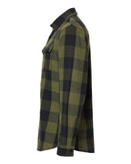 Chosen - Army Green Flannel - Carbon Fiber Embellished