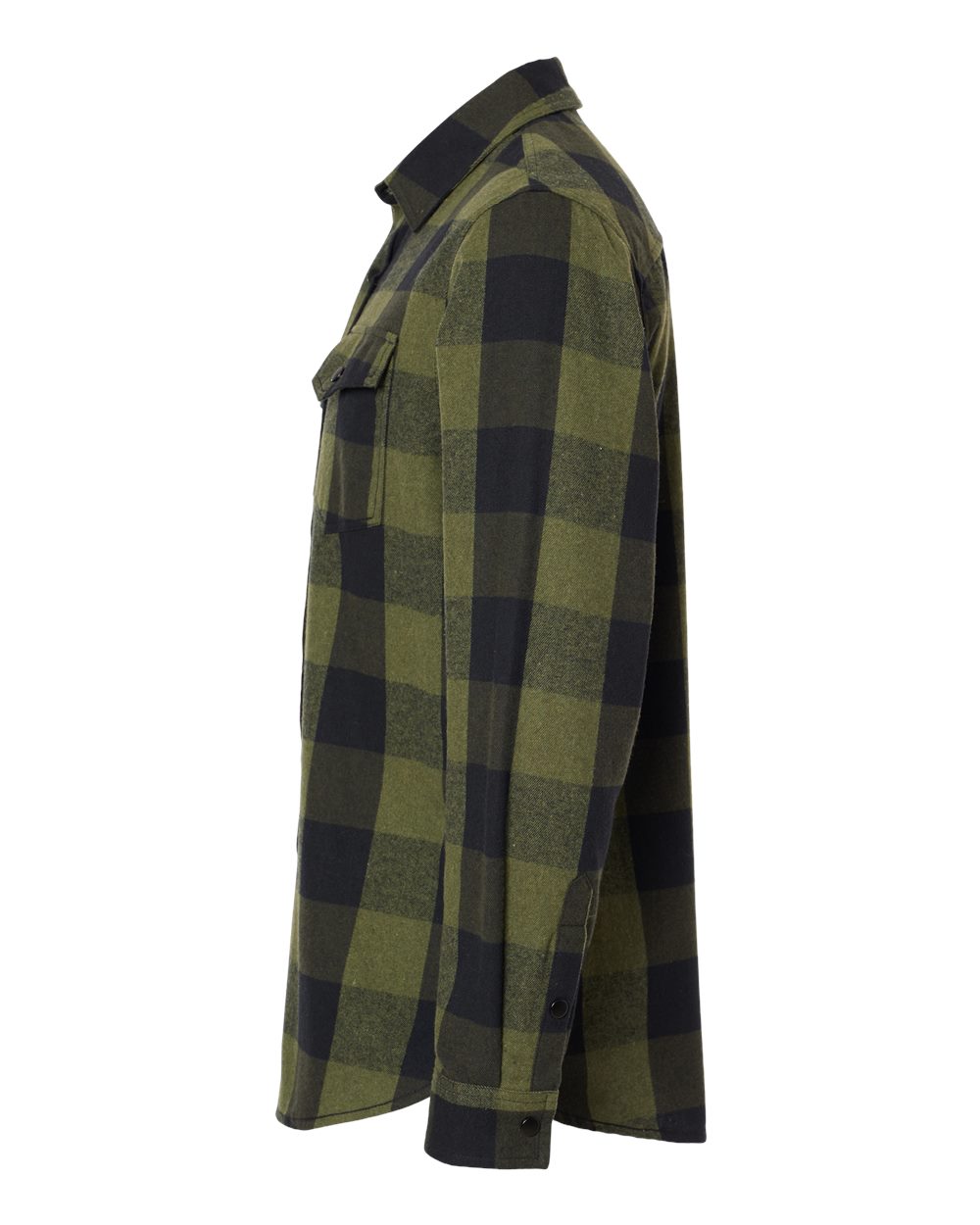 Chosen - Army Green Flannel - Carbon Fiber Embellished