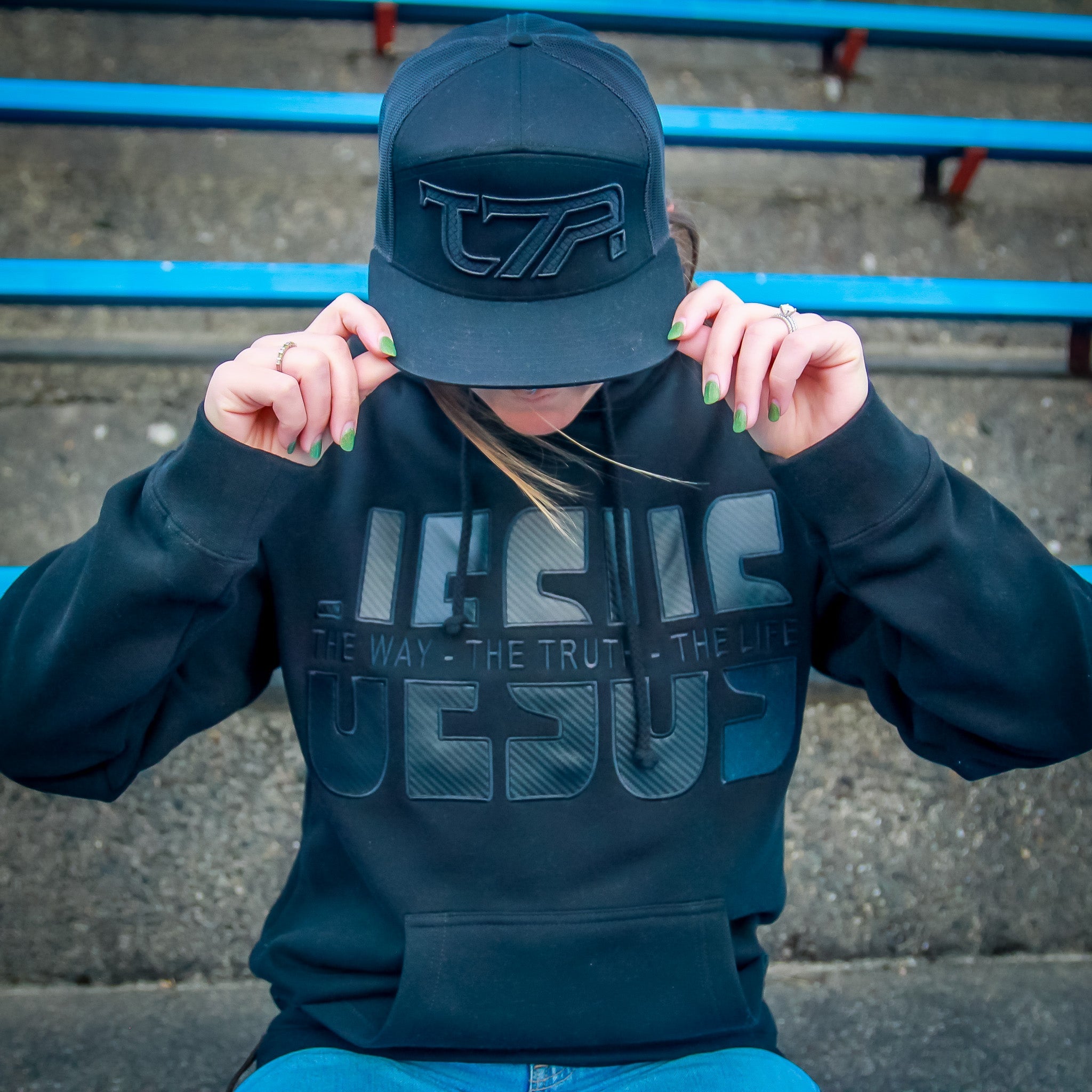 The Way The Truth The Life - Jesus - Hoodie - Black