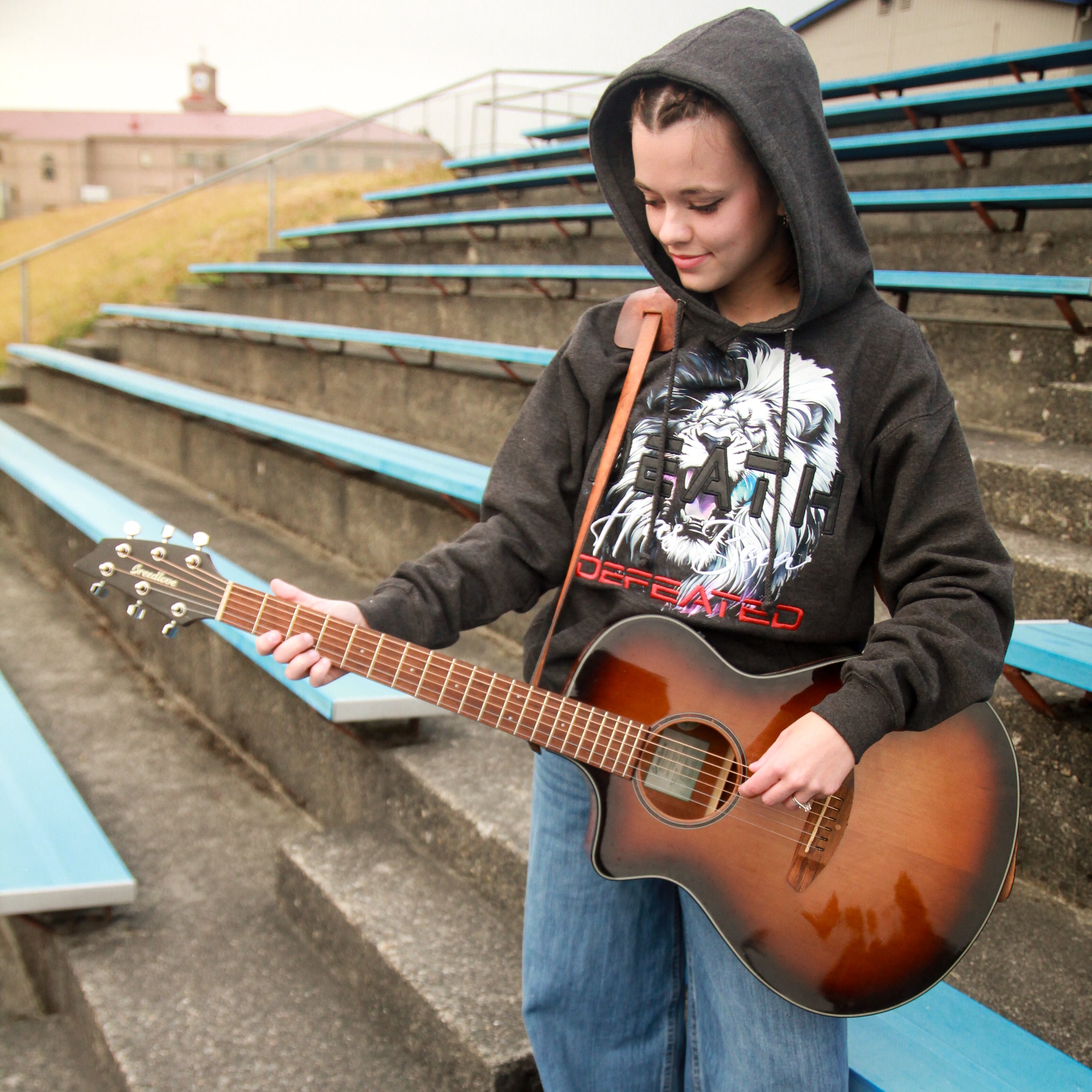 Death Has Been Defeated Hoodie -Charcoal Heather