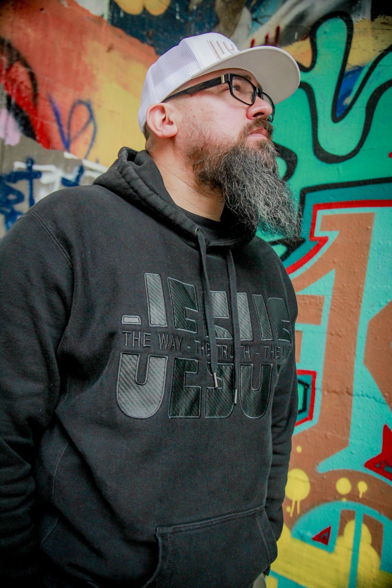 The Way The Truth The Life - Jesus - Hoodie - Black