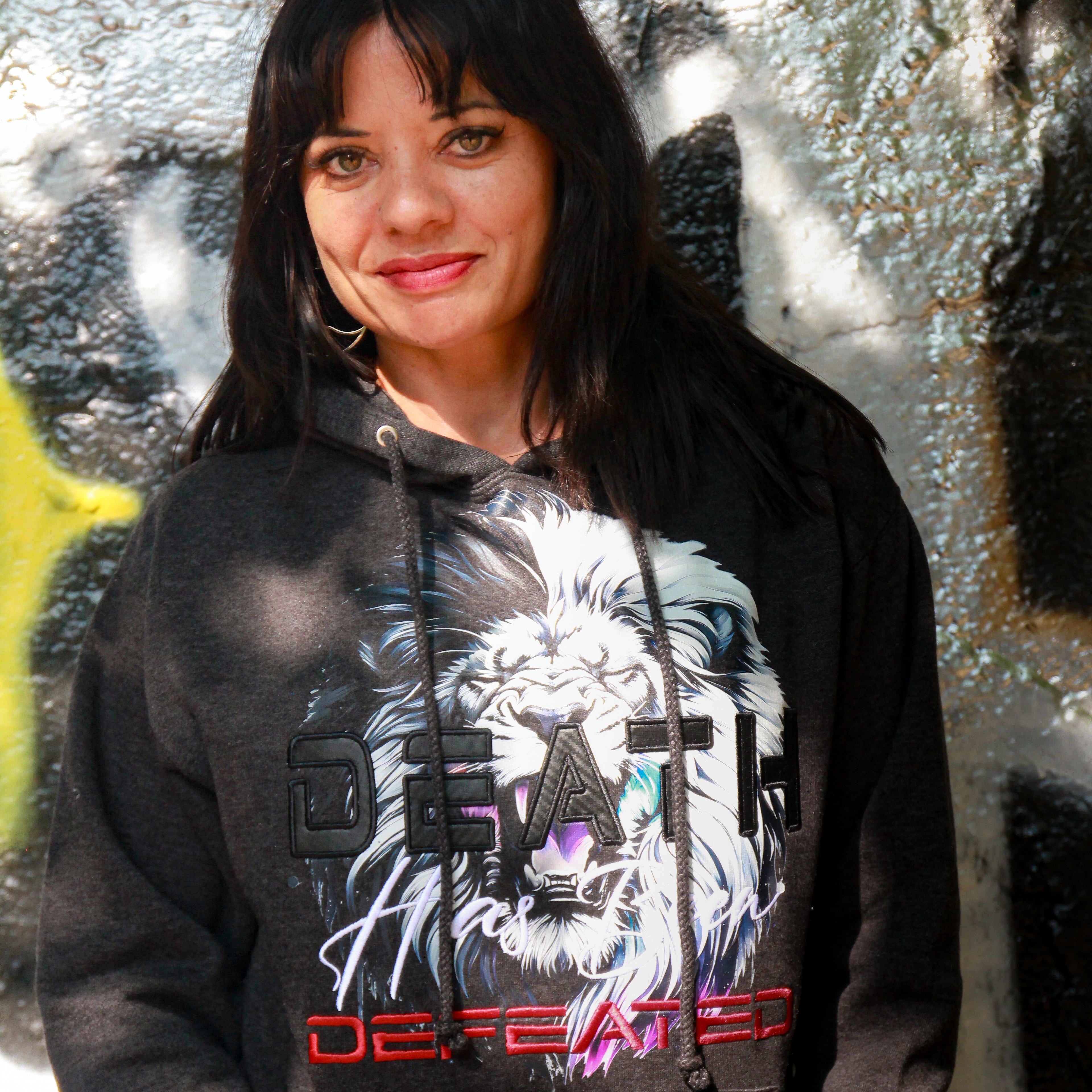 Death Has Been Defeated Hoodie -Charcoal Heather