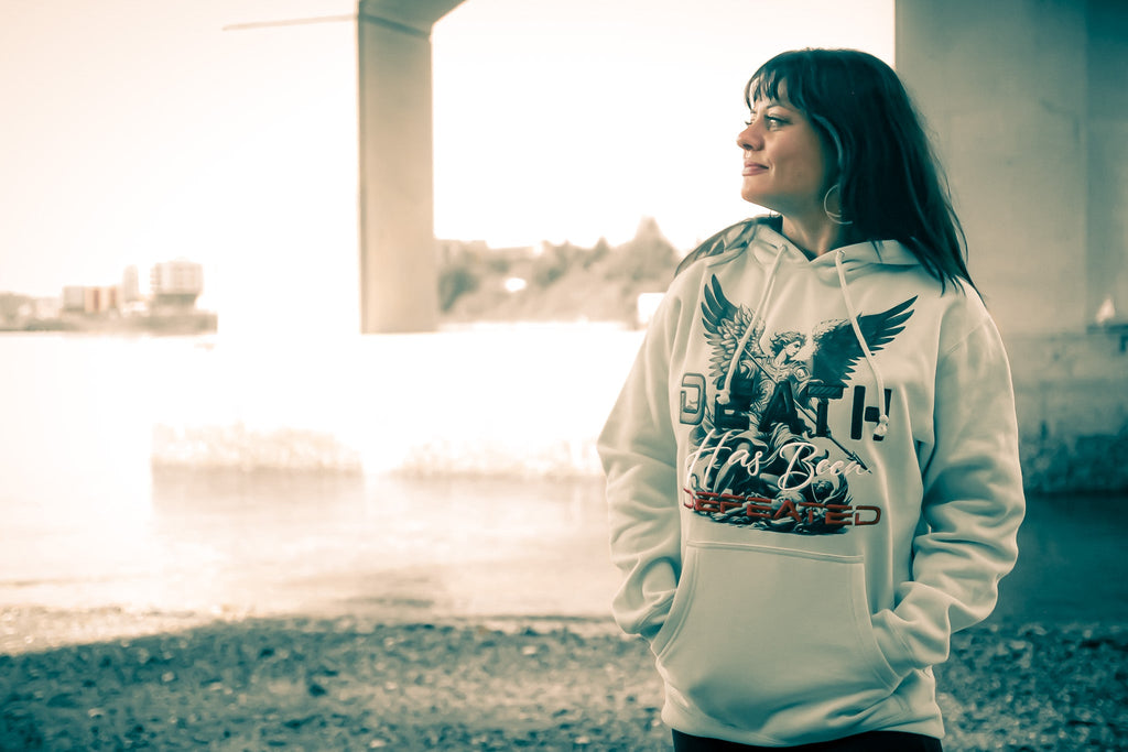 Death Has Been Defeated Hoodie - Mint