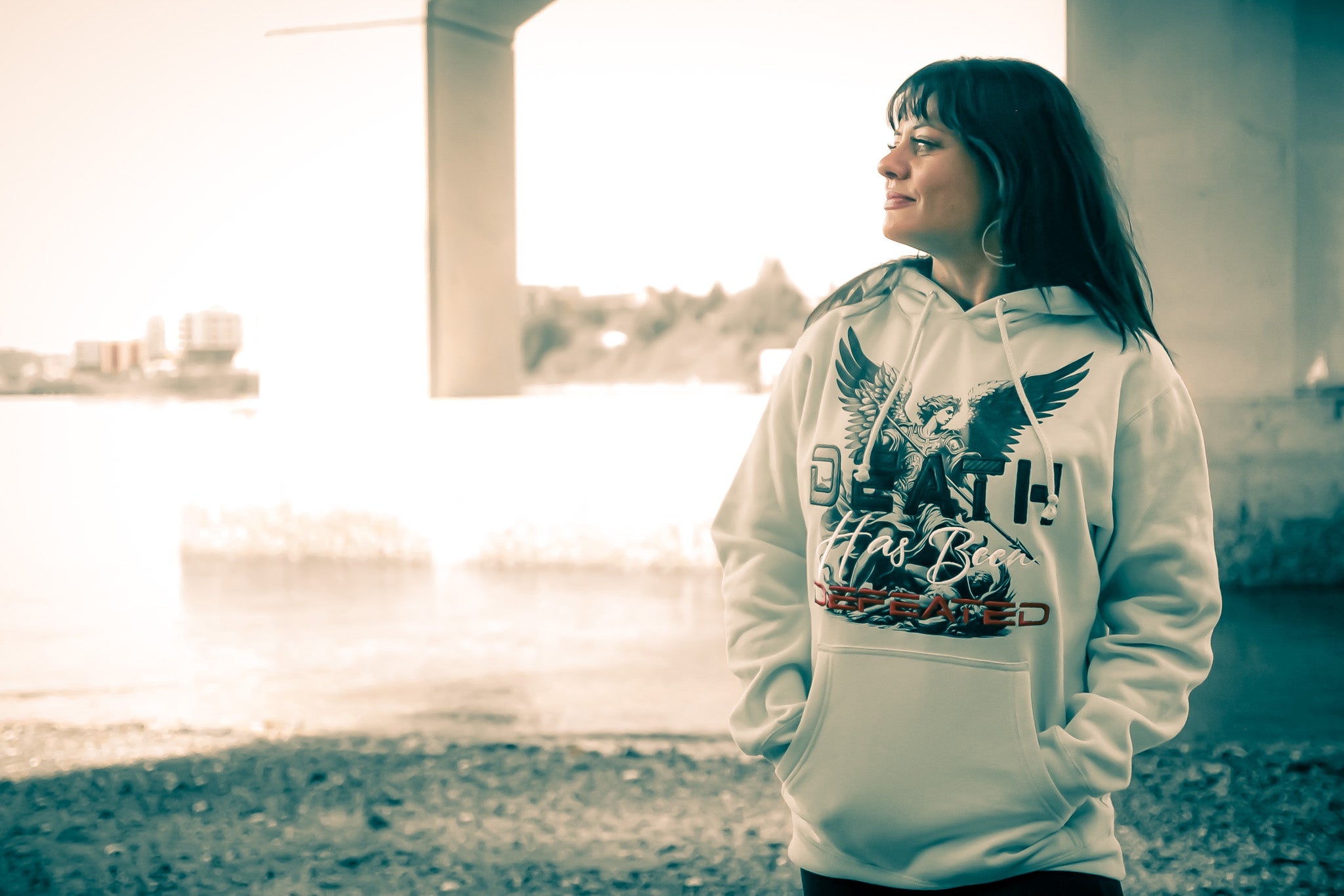Death Has Been Defeated Hoodie - Mint
