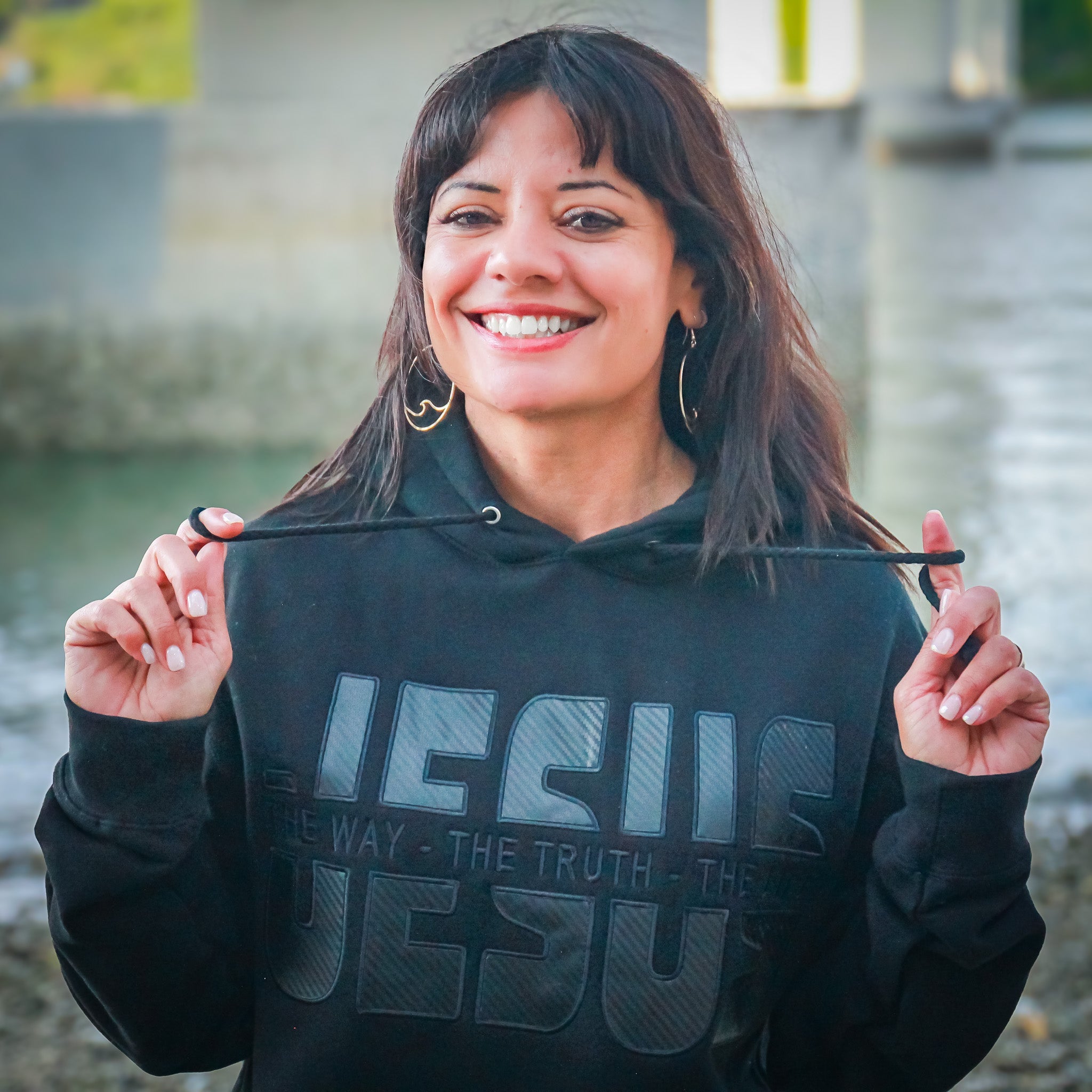 The Way The Truth The Life - Jesus - Hoodie - Black