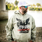 Death Has Been Defeated Hoodie - Dusty Sage Green