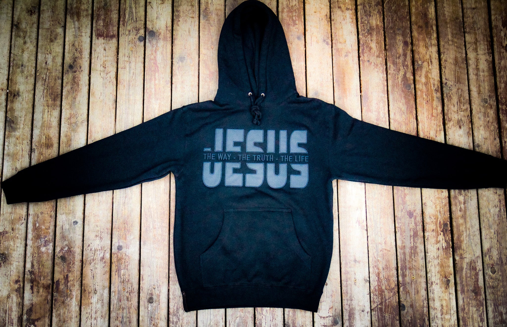 The Way The Truth The Life - Jesus - Hoodie - Black