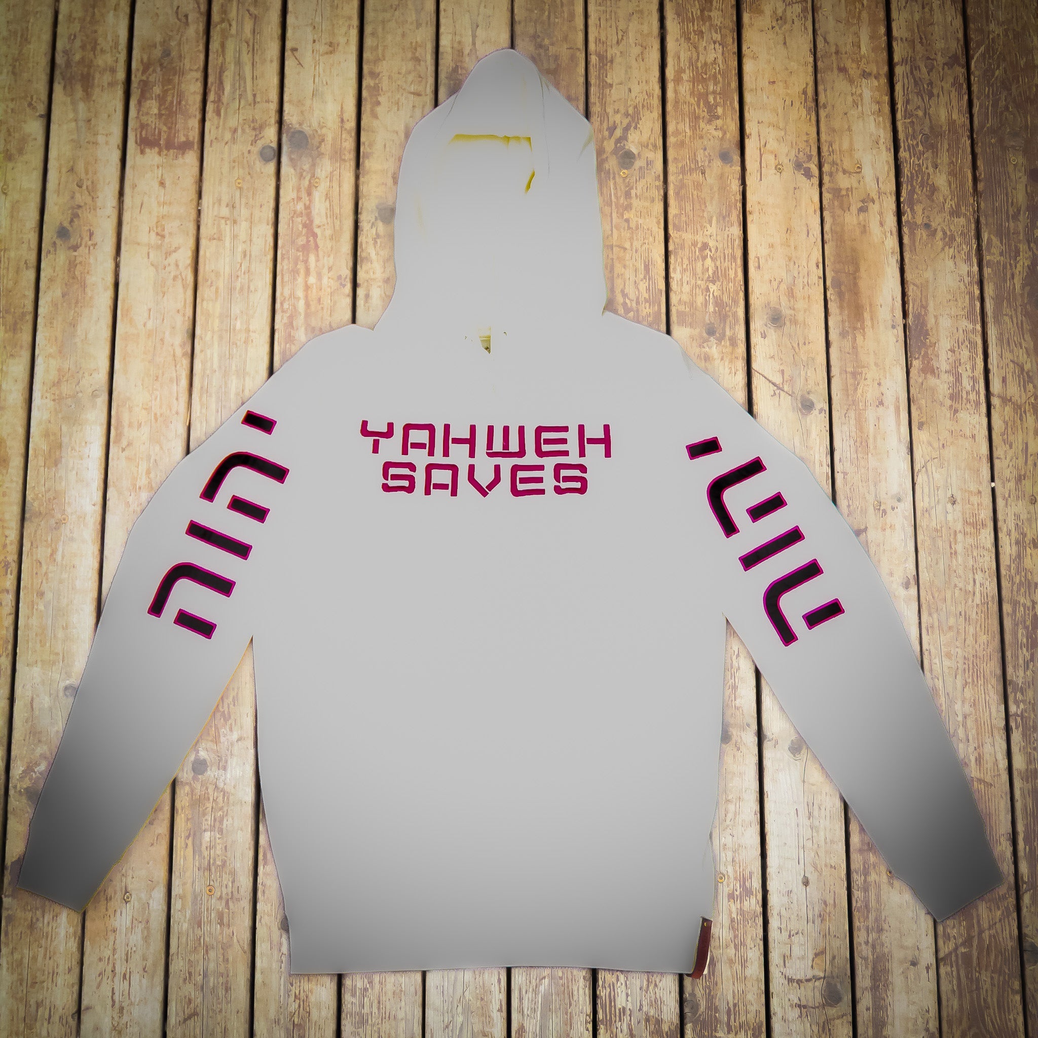 Yahweh Saves Hoodie - Bone (Vanilla)