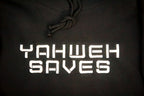 Yahweh Saves Hoodie - Black and Cork