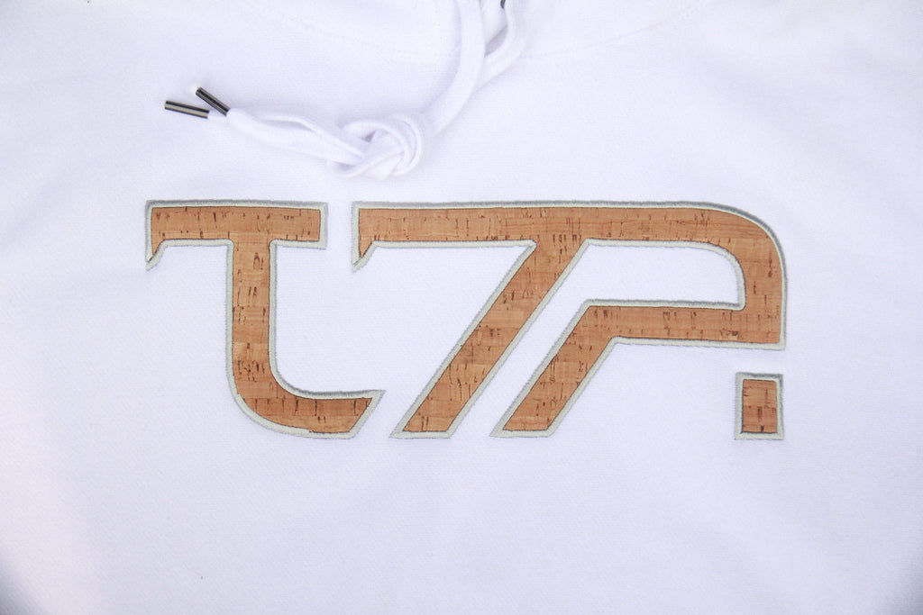 TriSeven Apparel Hoodie - White/ Cork