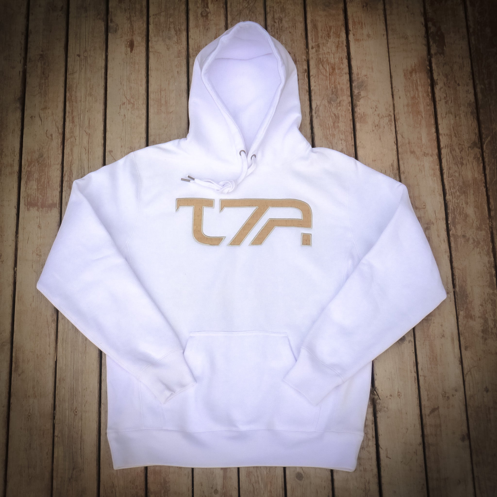 TriSeven Apparel Hoodie - White/ Cork