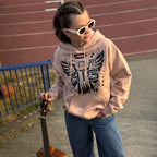 I am HIS Hoodie - Embroidered - Dusty Pink