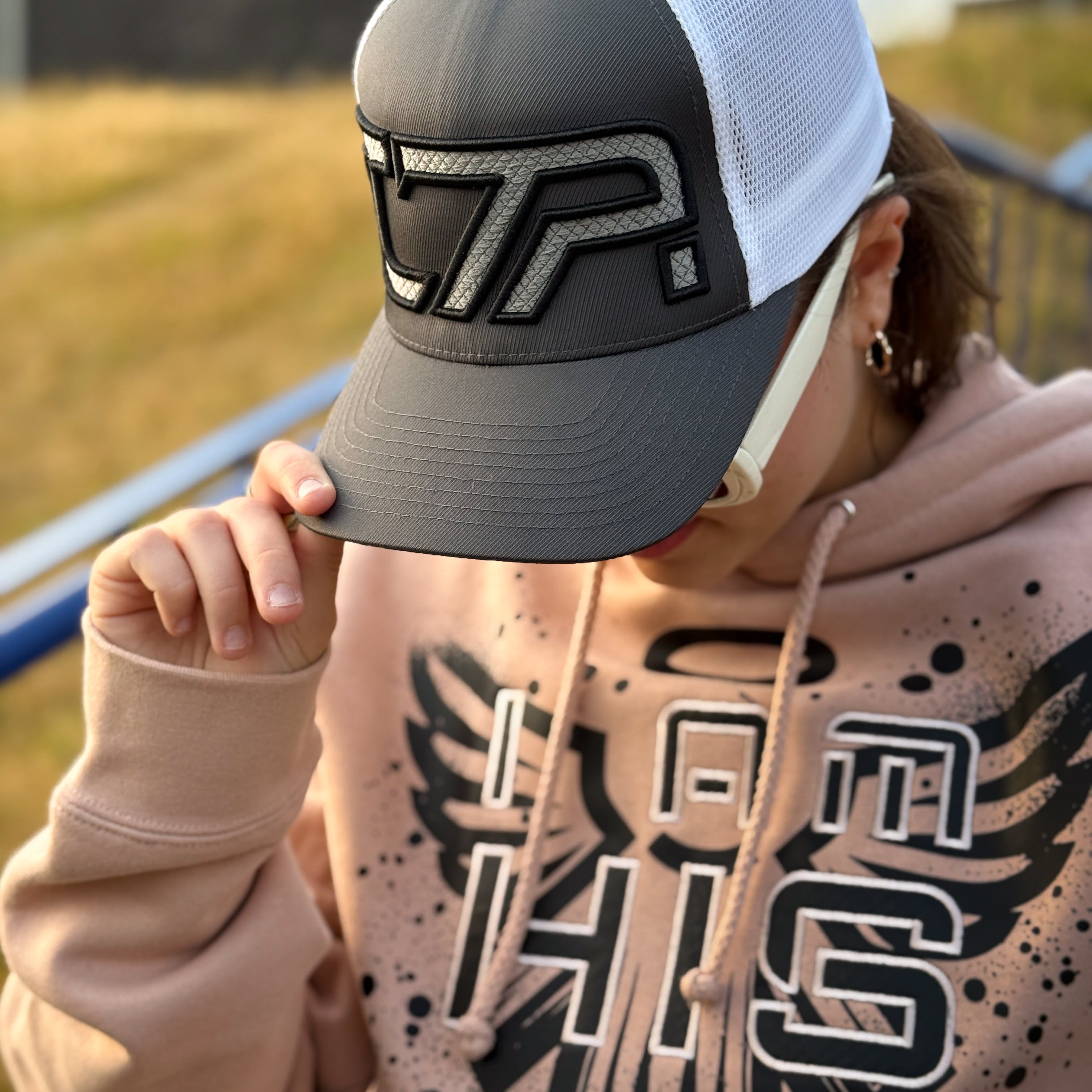 I am HIS Hoodie - Embroidered - Dusty Pink
