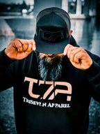 TriSeven Apparel Hoodie - Black / Cork