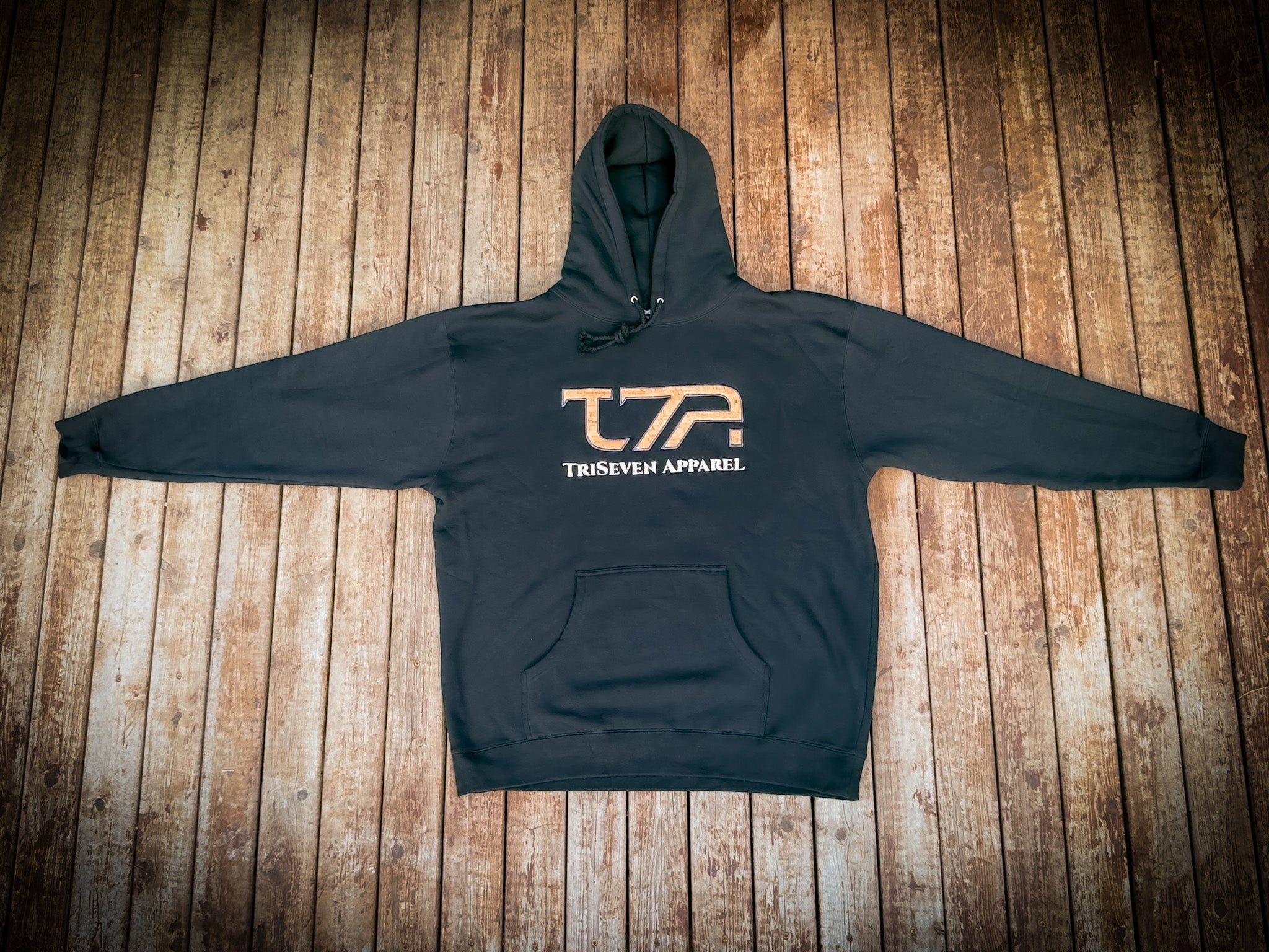 TriSeven Apparel Hoodie - Black / Cork