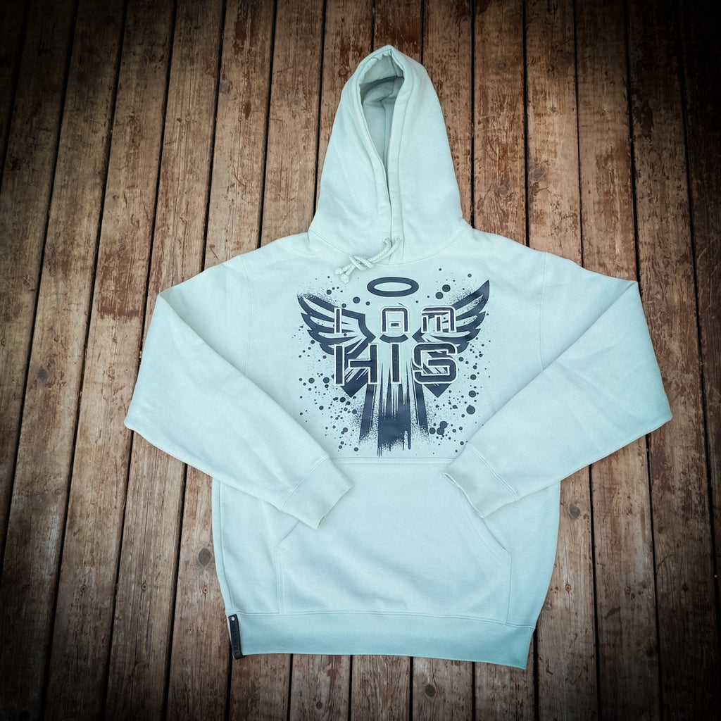 I am HIS Hoodie - Embroidered - Sage Green