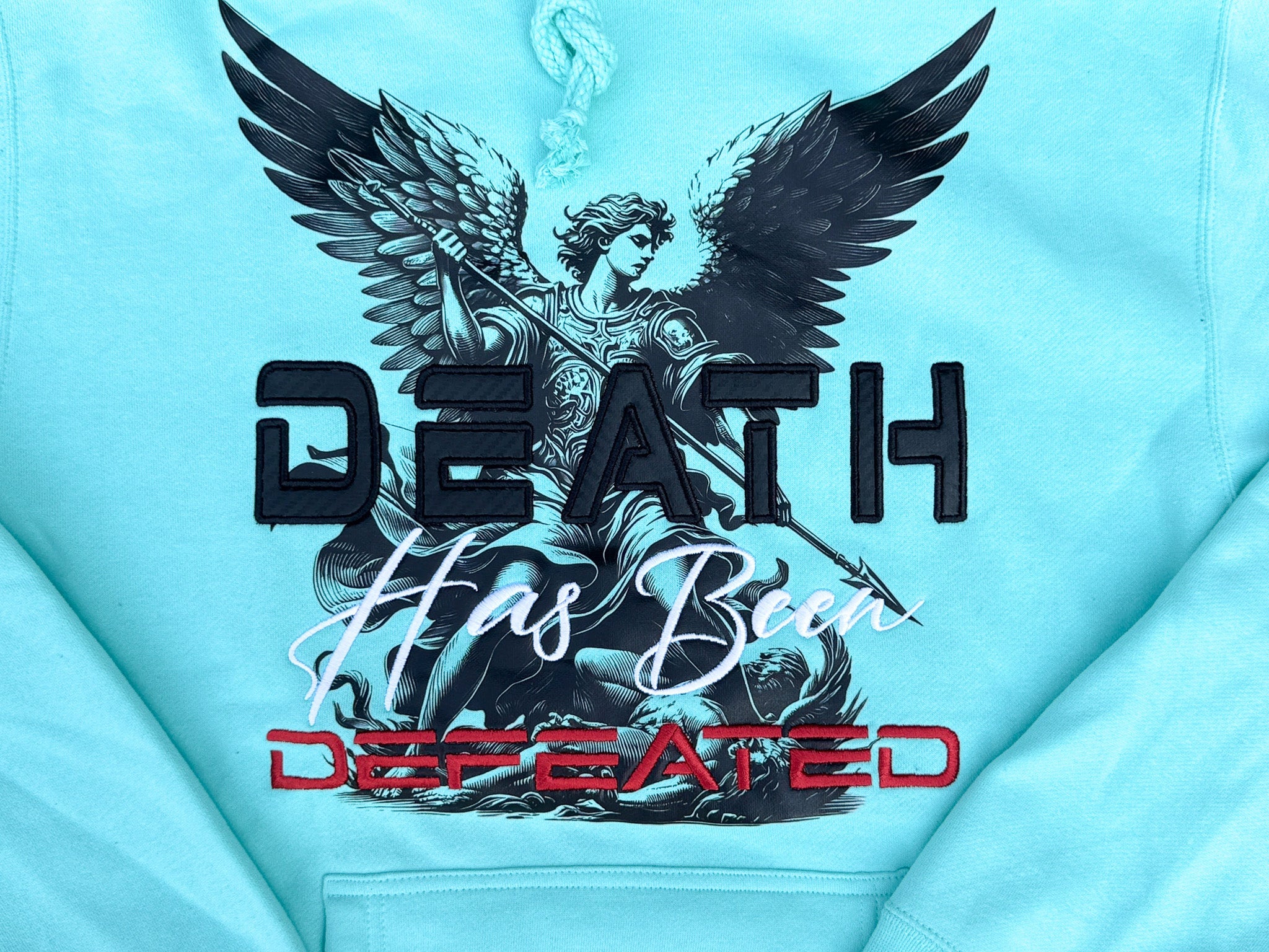 Death Has Been Defeated Hoodie - Mint