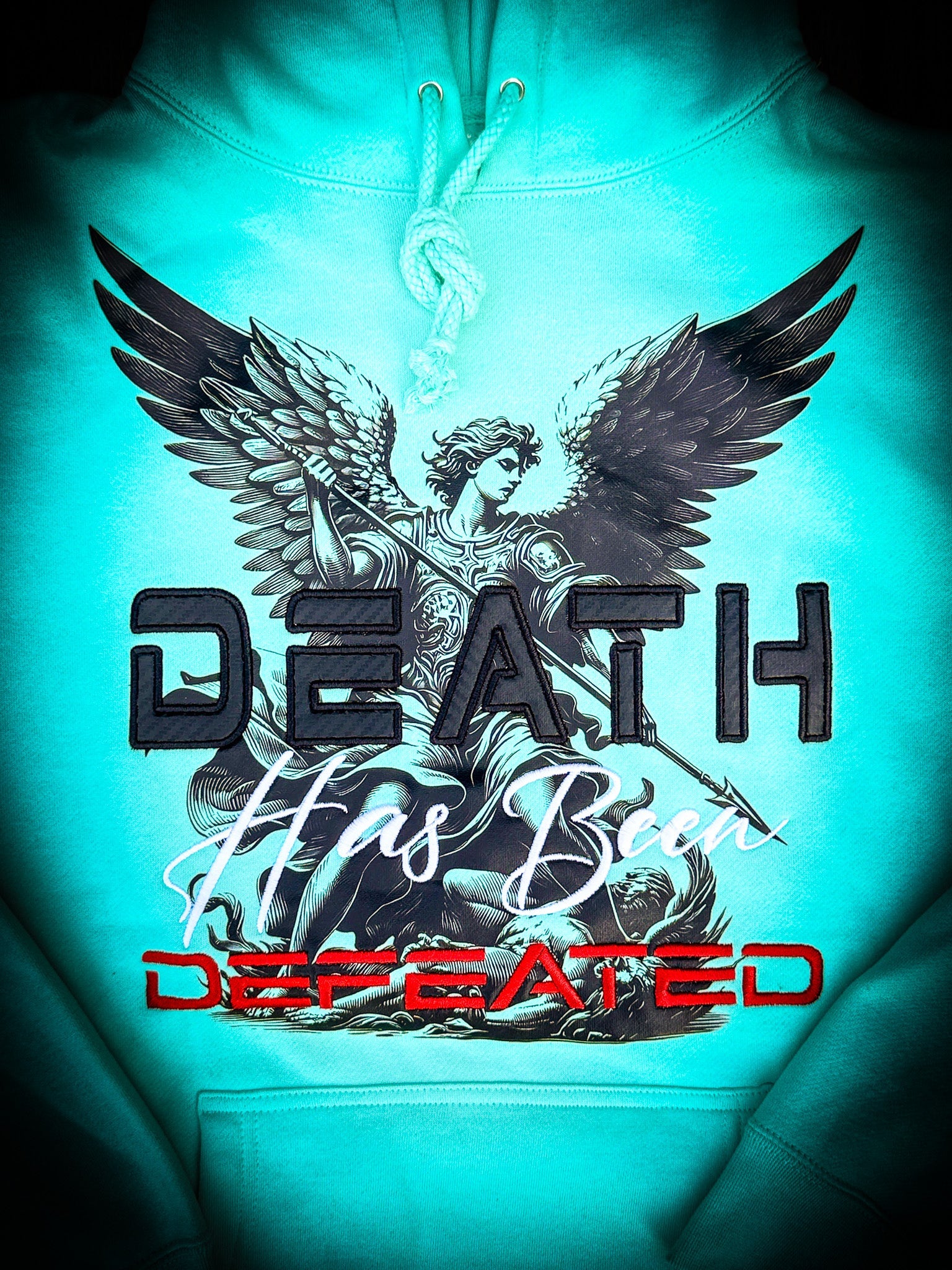 Death Has Been Defeated Hoodie - Mint