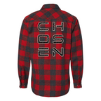 Chosen -Red Flannel - Carbon Fiber Embellished