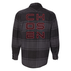 Chosen - Black Flannel - Carbon Fiber Embellished