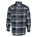 Chosen - Indigo Flannel - Carbon Fiber Embellished