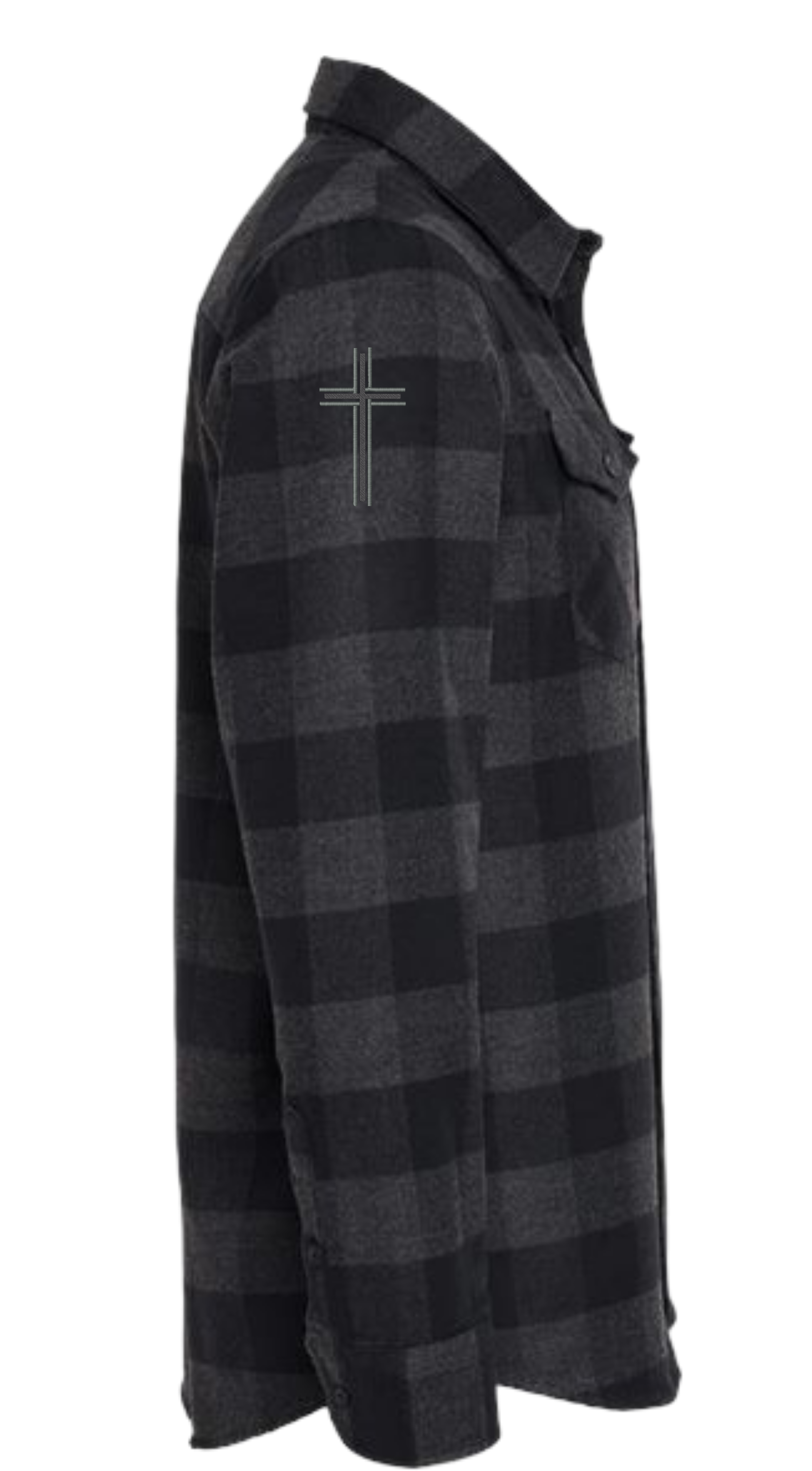 Redeemed Embroidered Flannel