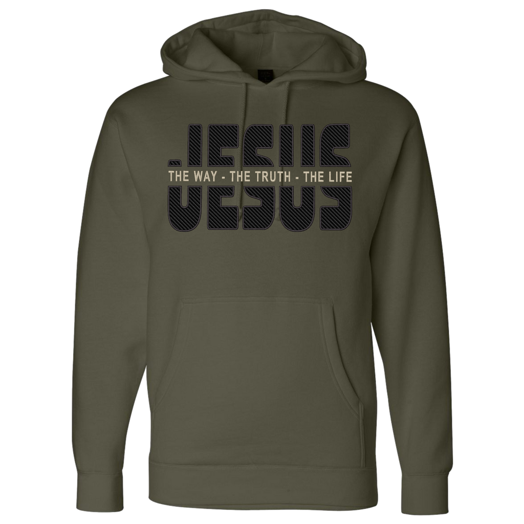 The Way The Truth The Life - Jesus - Hoodie - Black