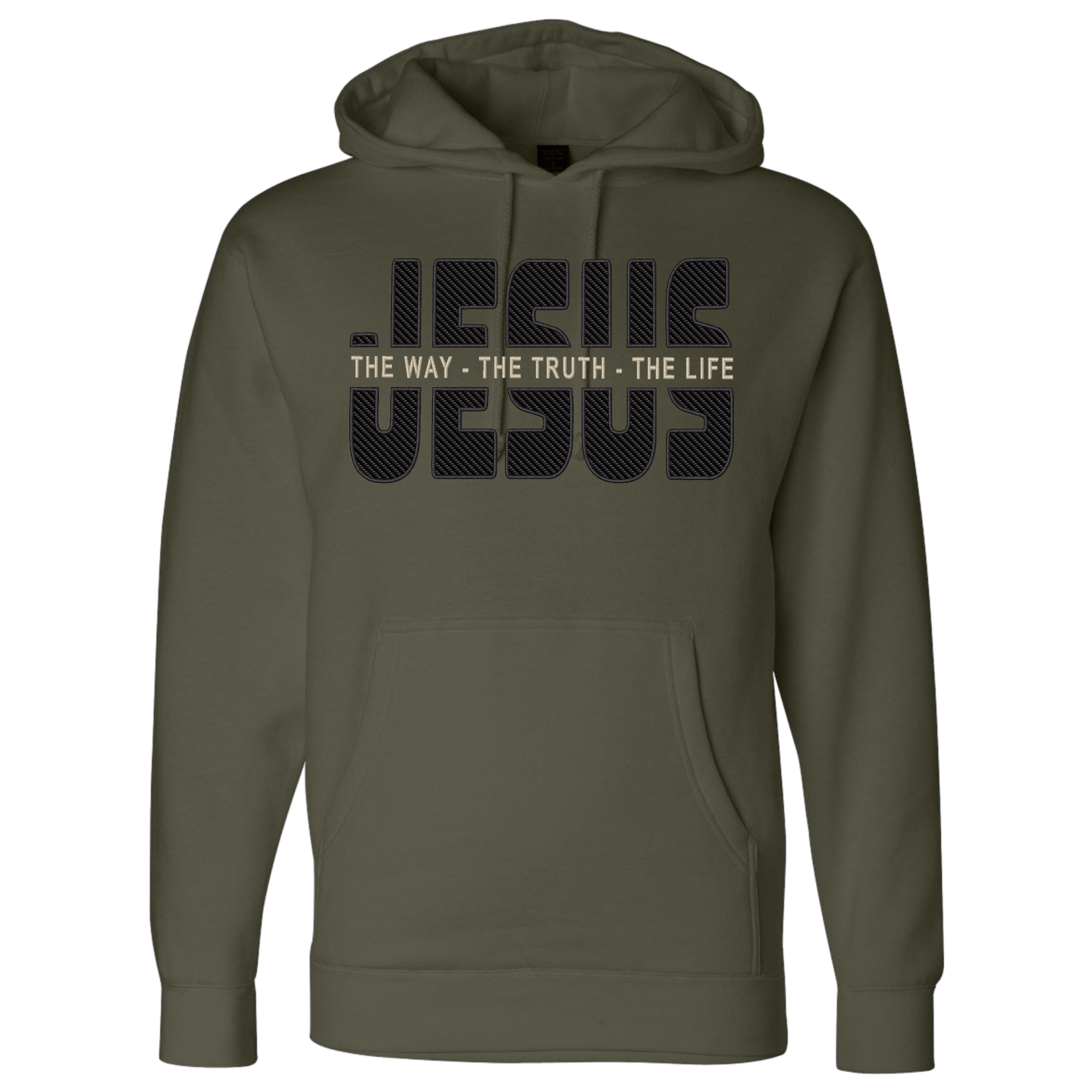 The Way The Truth The Life - Jesus - Hoodie - Black
