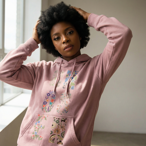 Chosen Botanical Print Hoodie | 1 Peter 2:9 Christian Hoodie